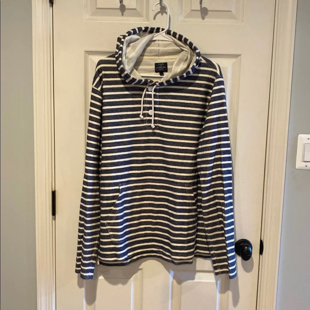 J. Crew stripe hoodie